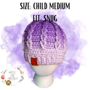 Child size Braided Beanie